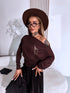 Tops with drawstrings "NUTELLA HS9959" CHOCO